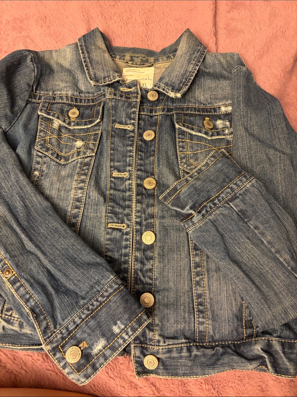 Aeropostale Light Blue Denim Jean Jacket